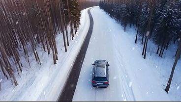 Image Sex in the cold. A car towbar in the ass. (AI).