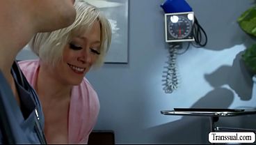 Image Caught my MILF patient riding nurse dick