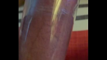 Image Pumping my cock and balls