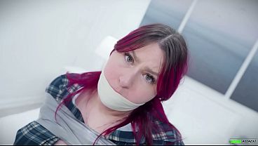 Image Lacey - Tied up and Gagged after work as a waitress in restaurant being Trussed up EP 1