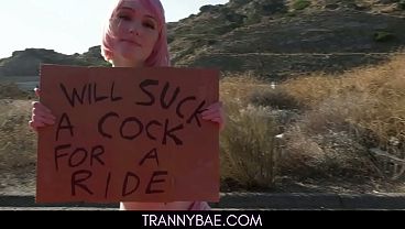Image Trans Beauty Loves Taking Big Cock in Her Ass