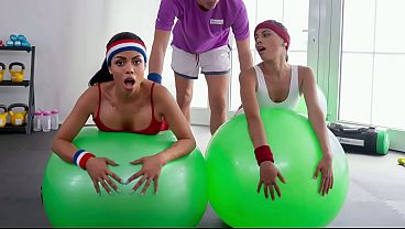 Image Double Trouble Booty Workout Turns into a Wild Gym Fuck