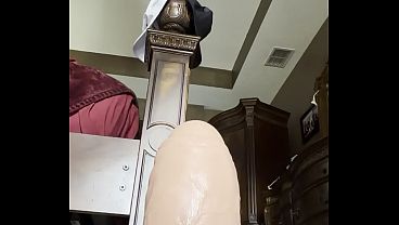 Image Male anal whore destroys ass with monster dildo and shows off gaping hole