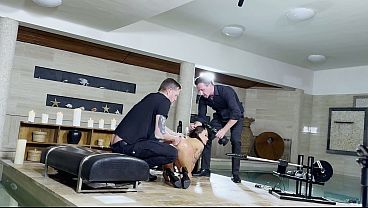 Image Backstage Cock Hungry Submassive Monika Fox Takes Double Penetration Drilling During BDSM Session! (Free)