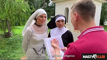 Image NastyClub - Fundraising Nuns Fanta Sia and Christina Santes Will Make You Donate!