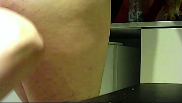 Image He destroys my ass with his toy. Woman with crossdressing boy