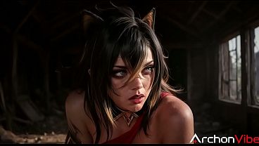 Image The throat of Dehya is so hot, especially when she lose an argument [AI]