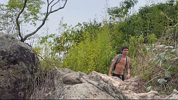 Image cruising with exhibitionist athletes ended up fucking my mouth with his huge cock