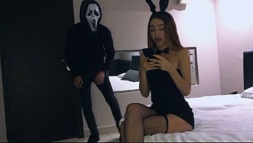 Image Conejita latina follada por Ghostface