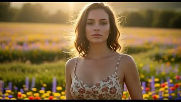 Image The Farm Girl - AI Generated