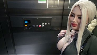 Image Stranger in the Elevator Wants Me to Fuck Her, Sex in a Public Place