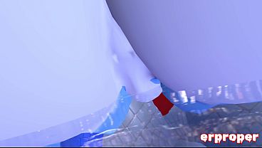 Image Erpleasure in VR Chat: Cajun Feral Gator Breeds a Thick Anthro Lapra