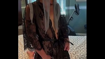 Image Real homemade amateur Wife Betty trying on Naughty Witch outfits my friend sent her