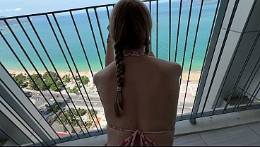 Image FUCK ME ON THE BALCONY! MY STEP-SISTER DOESN'T WANT TO CLEAN THE HOUSE, SHE WANTS TO FUCK IN PUBLIC!!! THE NEIGHBORS SEEN US!!!