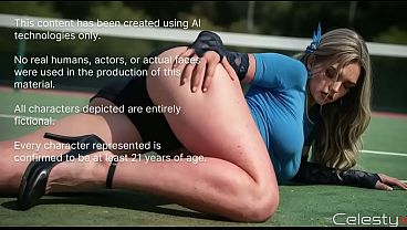 Image Hanya Bren loves playing tennis, but every time she loses, she has to pay with her holes.[AI]