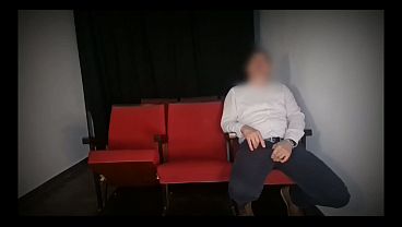 Image A swinger couple goes to the movies and has sex, letting the stranger behind them join in