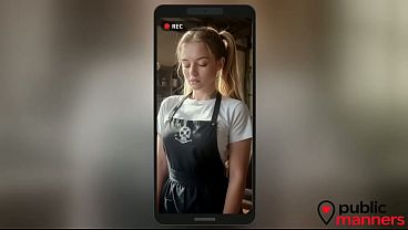 Image The hairdresser makes house calls, and for an extra fee, she sucks my cum out and licks my cock clean