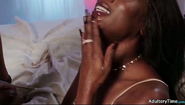 Image Black Ebony Babe In Lingerie Ana Foxxx Takes Cumshot On Pussy By Isiah Maxwell