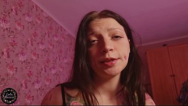 Image Cute Brunette Gives Amazing Deepthroat Blowjob, Handjob with Facial - POV