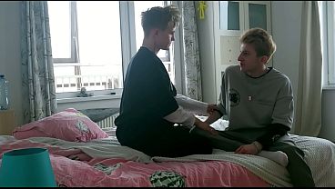 Image Two sweet twinks have tender sex