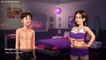 Image Summertime Saga 35 By DarkCookie - Cumming inside a hot sexy girl roommate on cam - 3D Hentai Porn Game