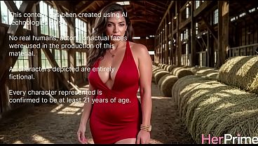 Image A milf in a dress fucked a young farmer in his barn while her husband waited for her at the gate [Ai]