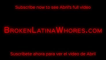 Image 3 Guys Take Turns Using All Of Young Latina Goddess Abril's Holes