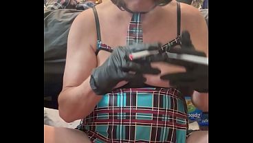 Image CD Nikki smokes and shoots load onto sexy cigarette