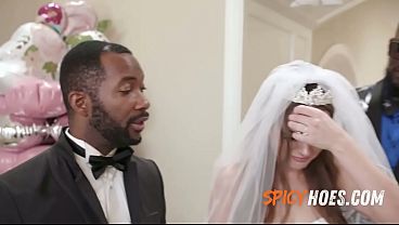 Image Naughty bride gangbanged by groom's black friends - Aften Opal