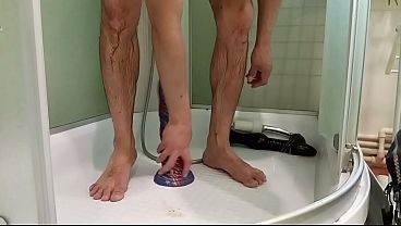 Image I jump on a big dildo and squirt from my dick