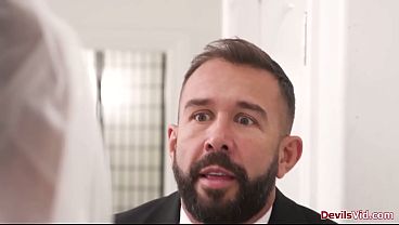 Image Redhead bride fucked by grooms best man before the wedding