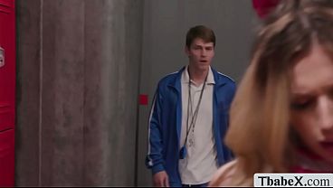 Image Caught my fellow cheerleaders fucking in locker