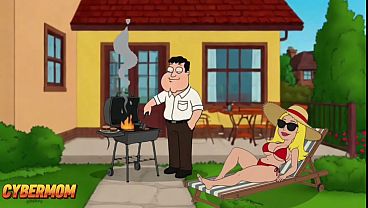 Image Black Plumber Fucks Married Housewife While Cuckold Husband Cooks BBQ. Cartoon RimJob