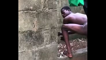 Image A sexy black guy enjoying a 12inches big cock.