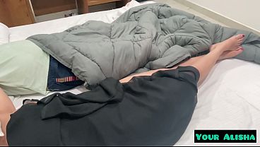 Image Stepmom and Stepson Shares a Bed in a Hotel Room and Got Fucked