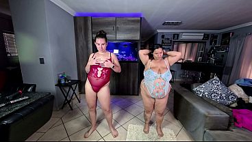 Image Compilation of BBW & chubby interracial sluts shaking their asses in different lingerie