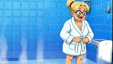 Image Sexy Hentai Granny Gets Double Portion Hot Love For Breakfast. Cartoon