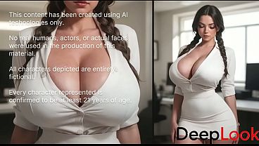 Image My boss made me stay in the office after work to fuck for a bad report[Ai]