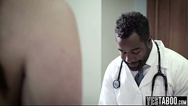 Image Chubby MILF patient lets a BBC doctor anal fuck her in his office
