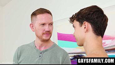 Image Stepdad's Pants Rip and His Stepson Can't Stop Staring at His Huge Cock - Gaysfamily