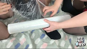 Image Two Mistresses: Mummification and Double Pegging Domination