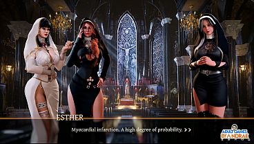 Image Sisters in Sin Gameplay Part 12 &ndash_ Lust Performs the Sexual Ritual with Esther in the Library