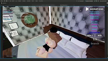 Image 2 | ROBLOX Snowbunny with a FAT ass gets creampied multiple times