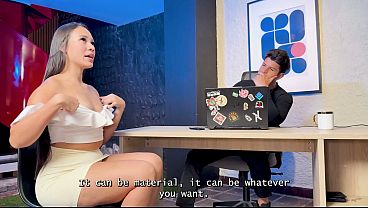 Image Beautiful Latina sucks and rides the big cock of her boss to get promoted!