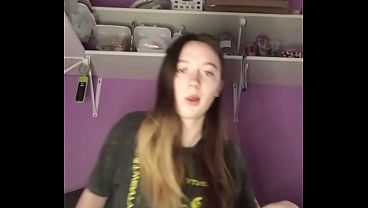 Image Cute Teen Dildos Her Tight Ass And Stuffs Her Panties In Her Puffy Pussy | The Panty Bank - Used Panties