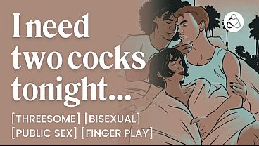 Image ASMR Audio Porn: Risky First Time MMF Threesome at a Party &ndash_ Bisexual, Teasing & Public Fuck &ndash_ Erotic Audio Roleplay for Women