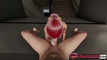 Image Sexy Big Tits Mahiru Mizuhara 3D Hentai Rule34 - Intense Two Hands Handjob Stroking Service, Sloppy Deepthroat Blowjob Moans and Glory Hole Throat Fuck Swallowing Cum in Uncensored 3D Animation