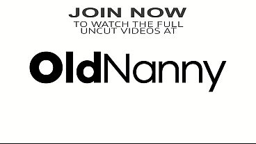 Image OldNanny - Mature BBW Granny in Lingerie Takes BBC on Red Couch