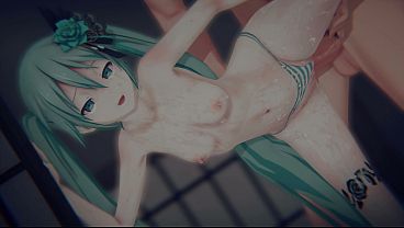Image [Project Sekai] Miku's &quot_DIGITAL DIVA DEFILED&quot_: Bound Vocaloid & POV Gangbang (4K/60FPS)