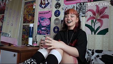 Image POV: A goth girl invites you to her place on a first date